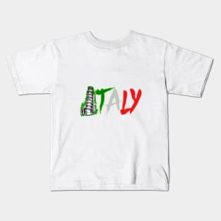 Italy   Tower Kids T-Shirt